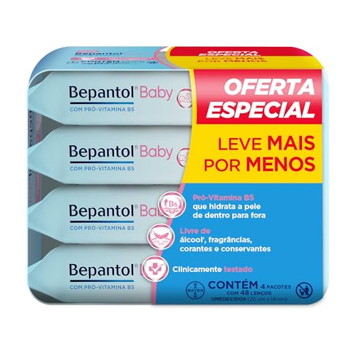 Lenços Umedecidos Bepantol Baby Leve 4 Pague 3